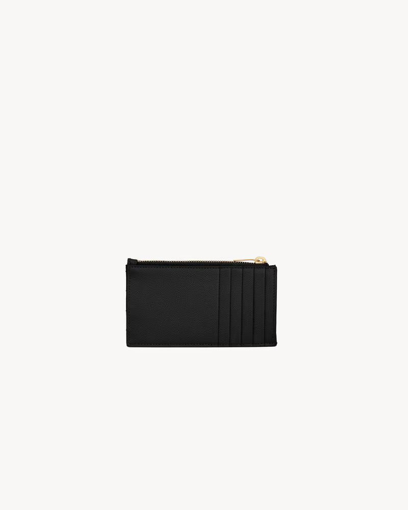 PORTE-CARTES CASSANDRE FRAGMENTS EN CUIR GRAIN DE POUDRE