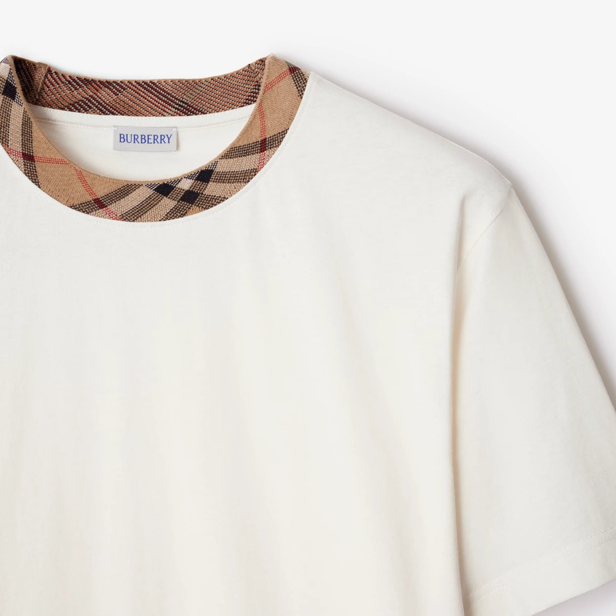 T-SHIRT EN COTON CHECK