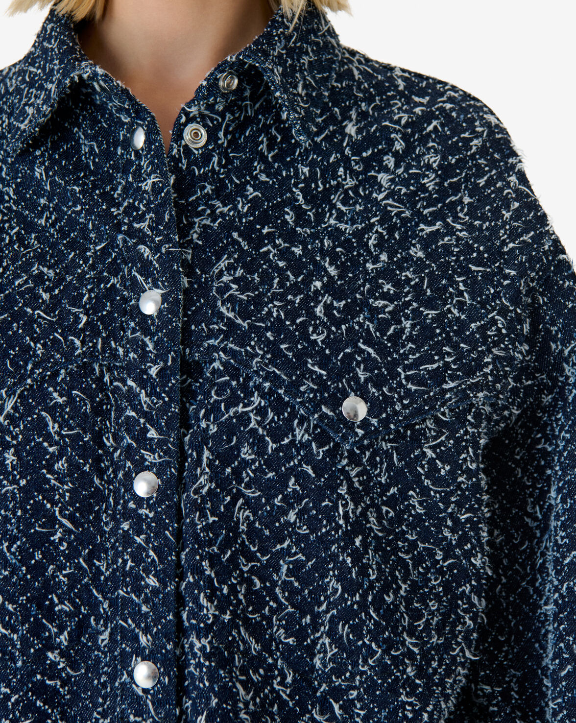 VESTE EN DENIM TEXTURE