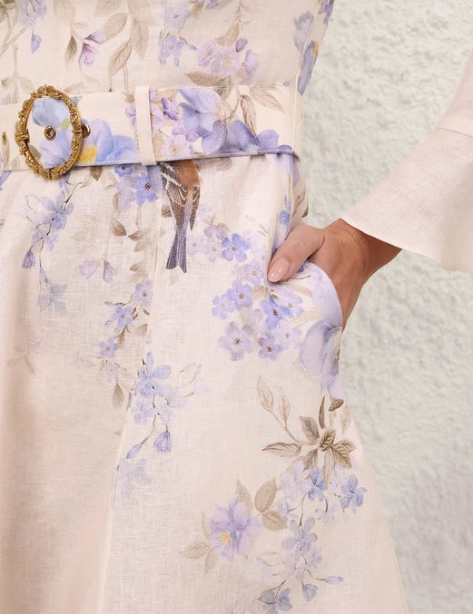 MINI ROBE LUNA PLUNGE COLLECTION SONGBIRD D'EN BLEU