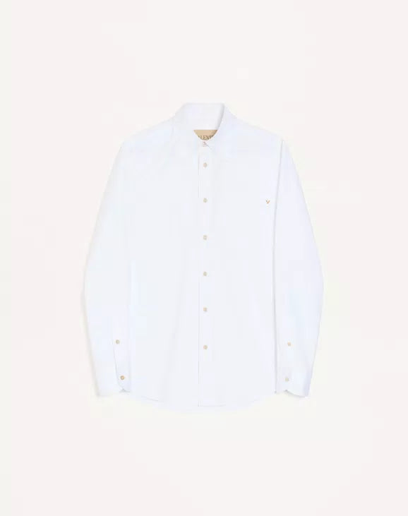 CHEMISE OXFORD EN COTON VALENTINO AVEC VGOLD