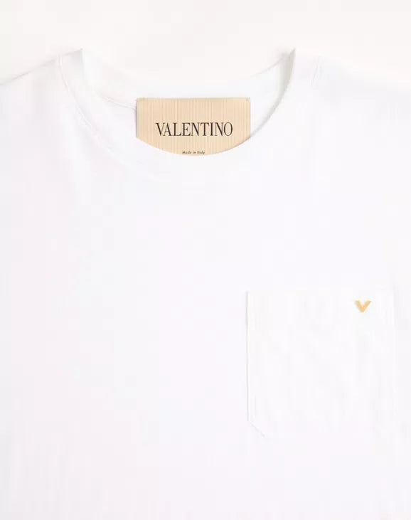 TSHIRT EN COTON AVEC VGOLD