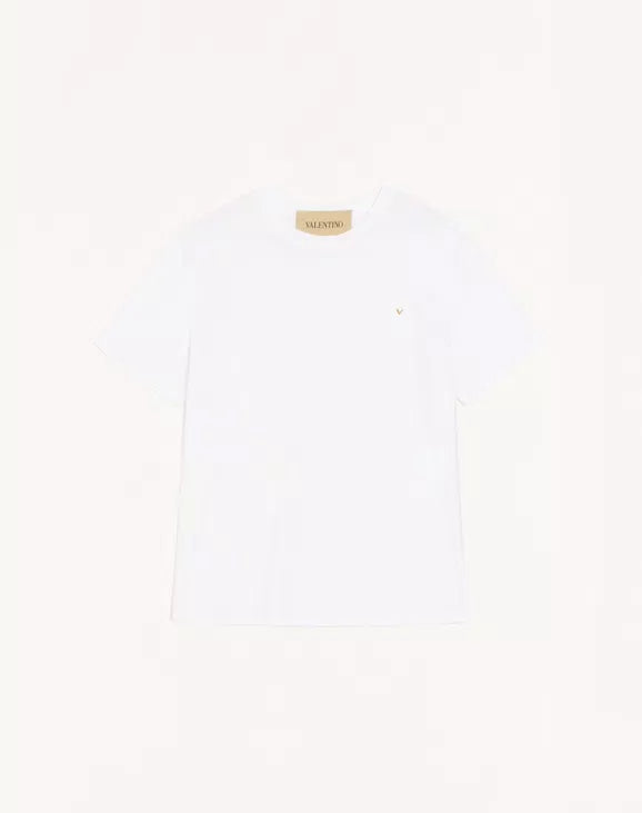 TSHIRT EN COTON AVEC VGOLD