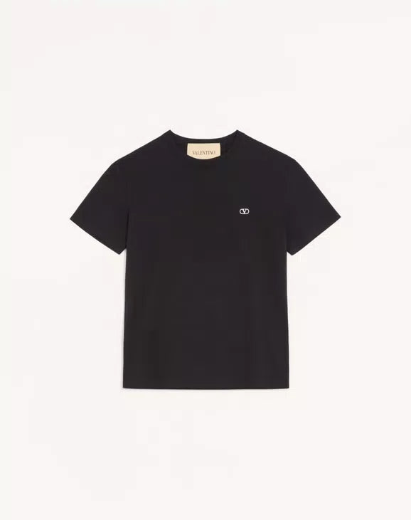 TSHIRT EN COTON AVEC BRODERIE VLOGO