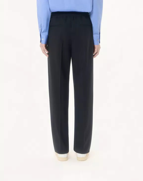 PANTALON EN LAINE AVEC BRODERIE VLOGO