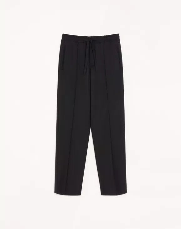 PANTALON EN LAINE AVEC BRODERIE VLOGO