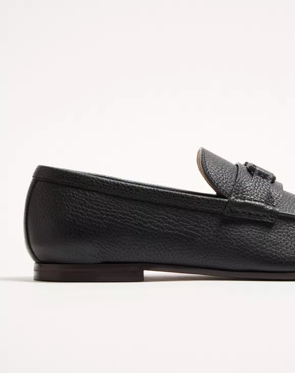 MOCASSIN VLOGO SIGNATURE EN CUIR DE CERF