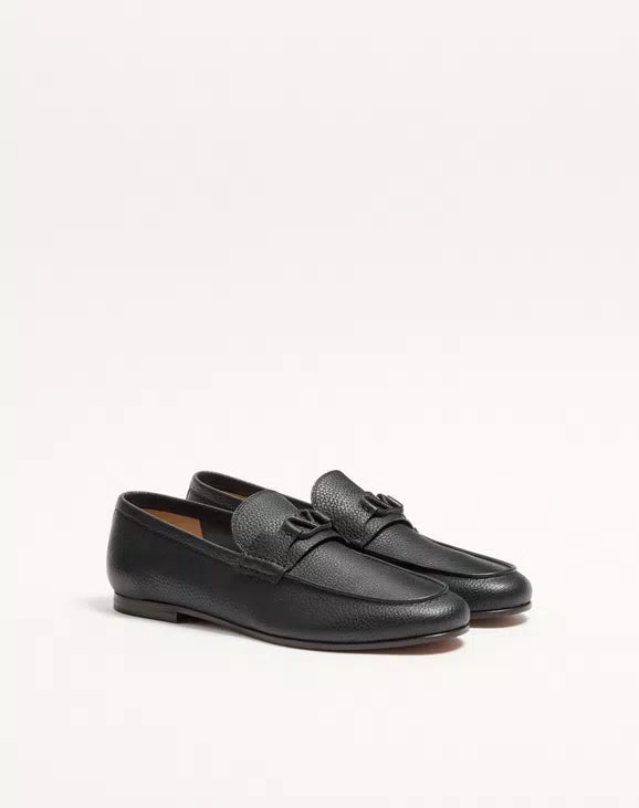 MOCASSIN VLOGO SIGNATURE EN CUIR DE CERF