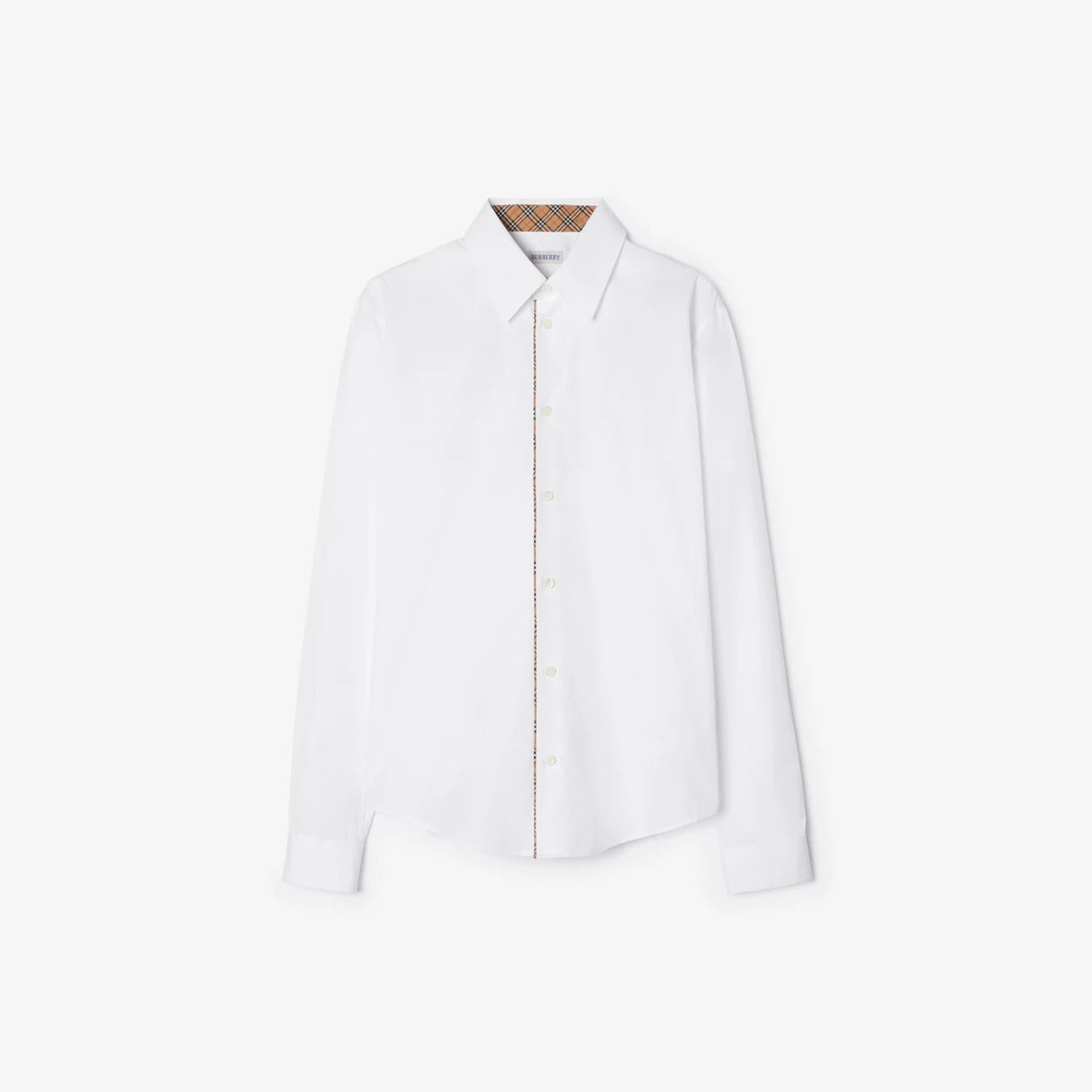 CHEMISE CLASSIQUE EN POPELINE DE COTON