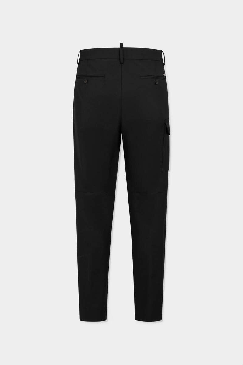 PANTALON CARGO EN LAINE STRETCH