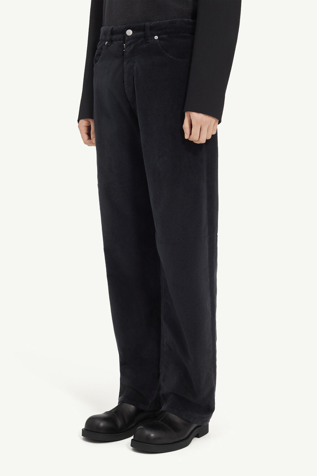 PANTALON SURTEINT EN MOLESKINE