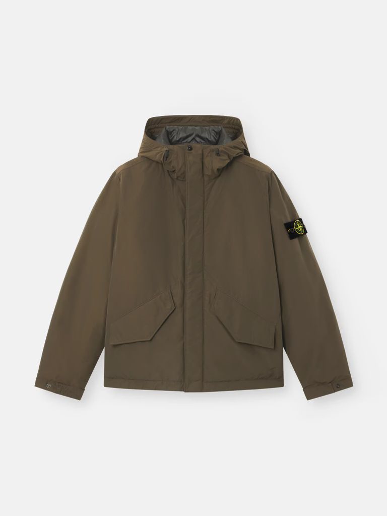 VESTE À CAPUCHE MATELASSÉE DÉPERLANTE