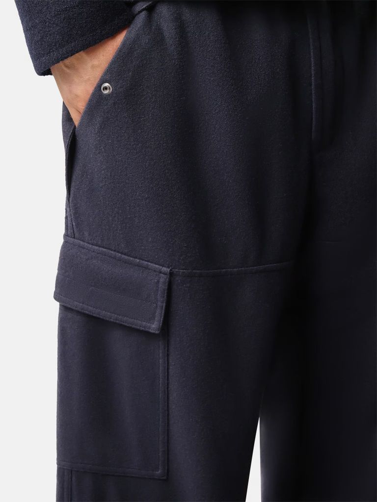 PANTALON DE SURVÊTEMENT COUPE AMPLE AVEC BAS DE JAMBES ÉLASTIQUÉS