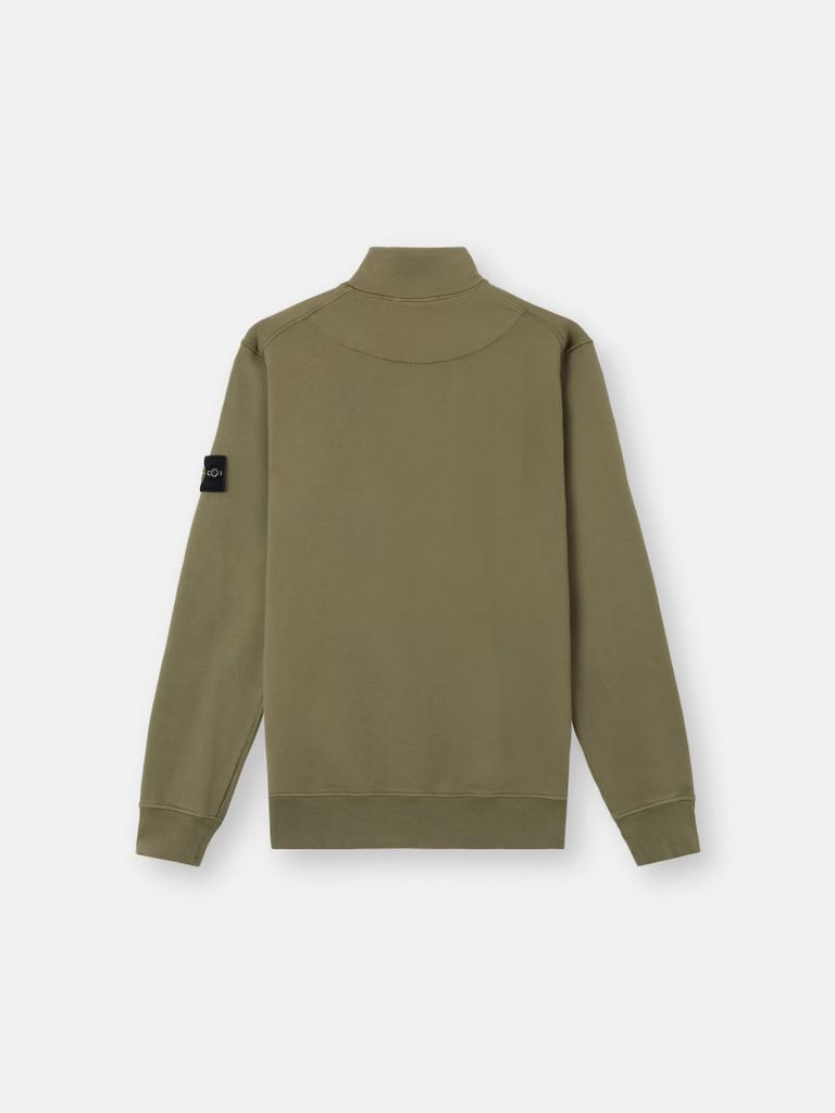 SWEAT SHIRT COUPE REGULAR À GLISSIÈRE COURTE