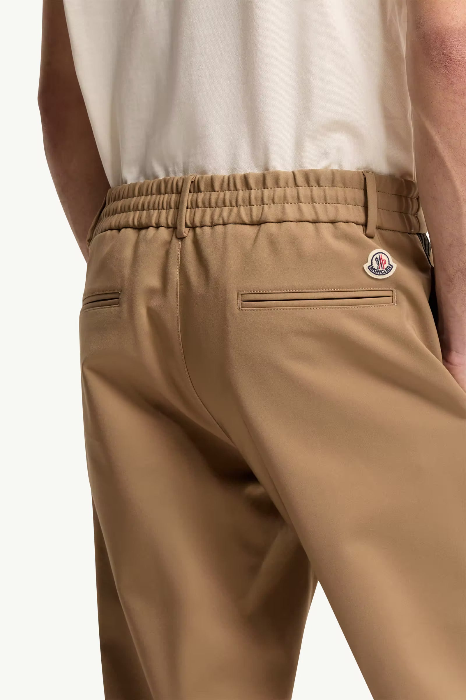 PANTALON EN COTON MELANGE