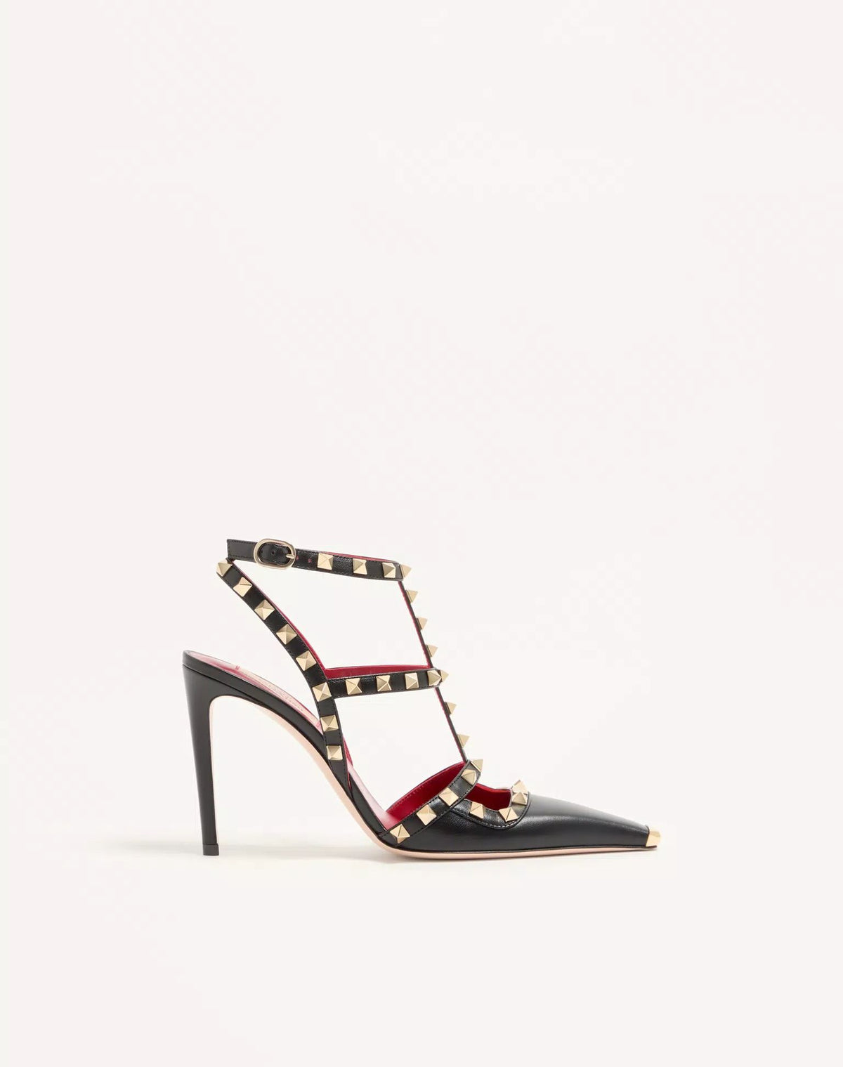 ESCARPIN ROCKSTUD EN CUIR DE CHEVREAU
