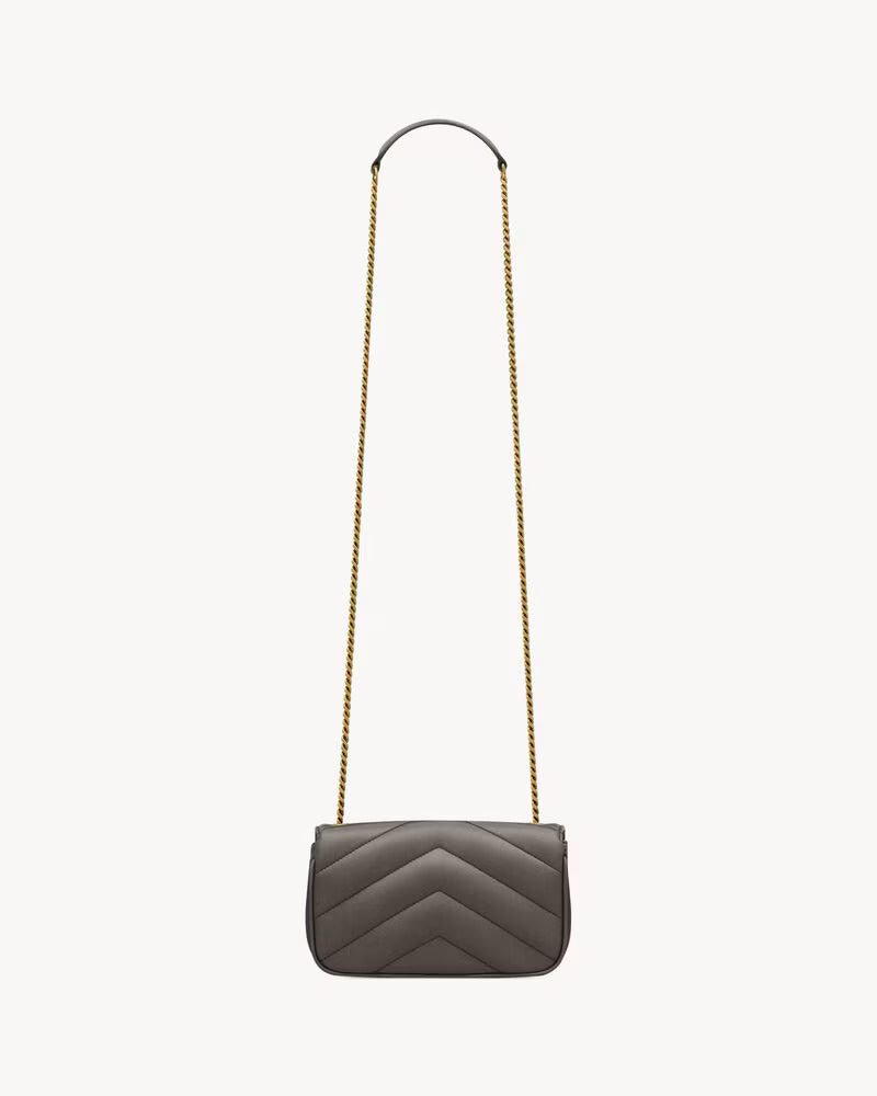 SAC LOULOU MINI EN CUIR D'AGNEAU