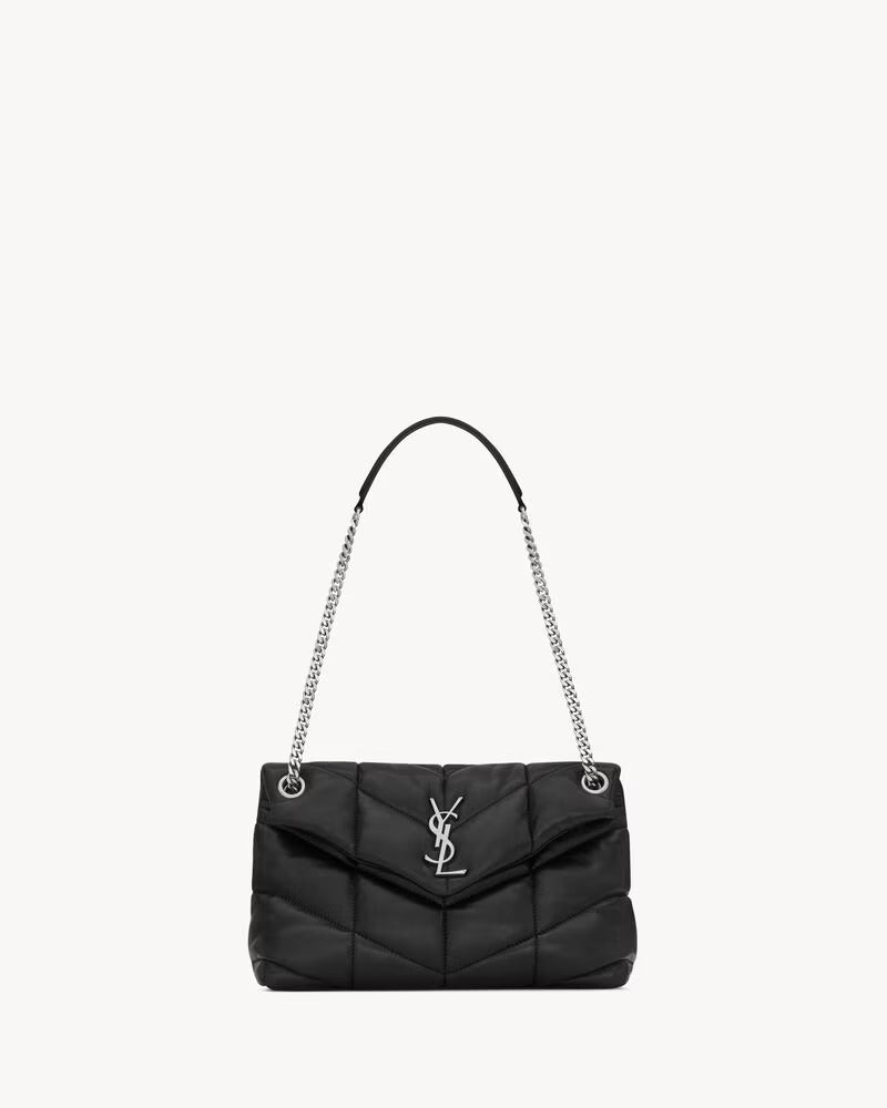 SAC PUFFER SMALL EN CUIR D'AGNEAU