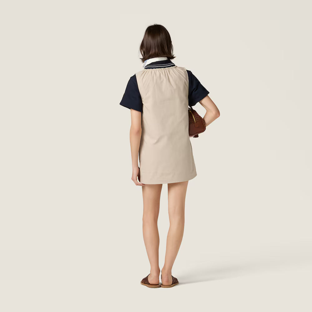ROBE EN COTON PANAMA