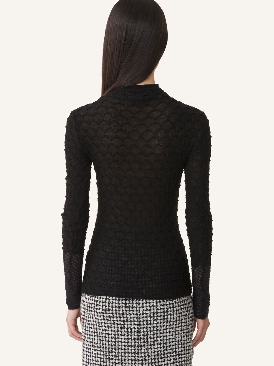 TOP COL MONTANT EN LAINE ET MOHAIR
