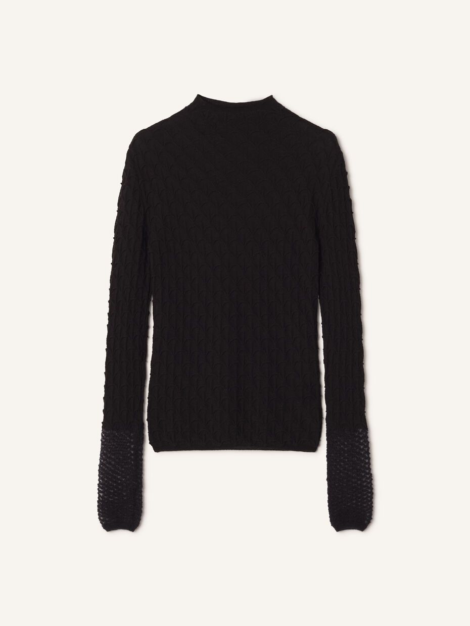 TOP COL MONTANT EN LAINE ET MOHAIR