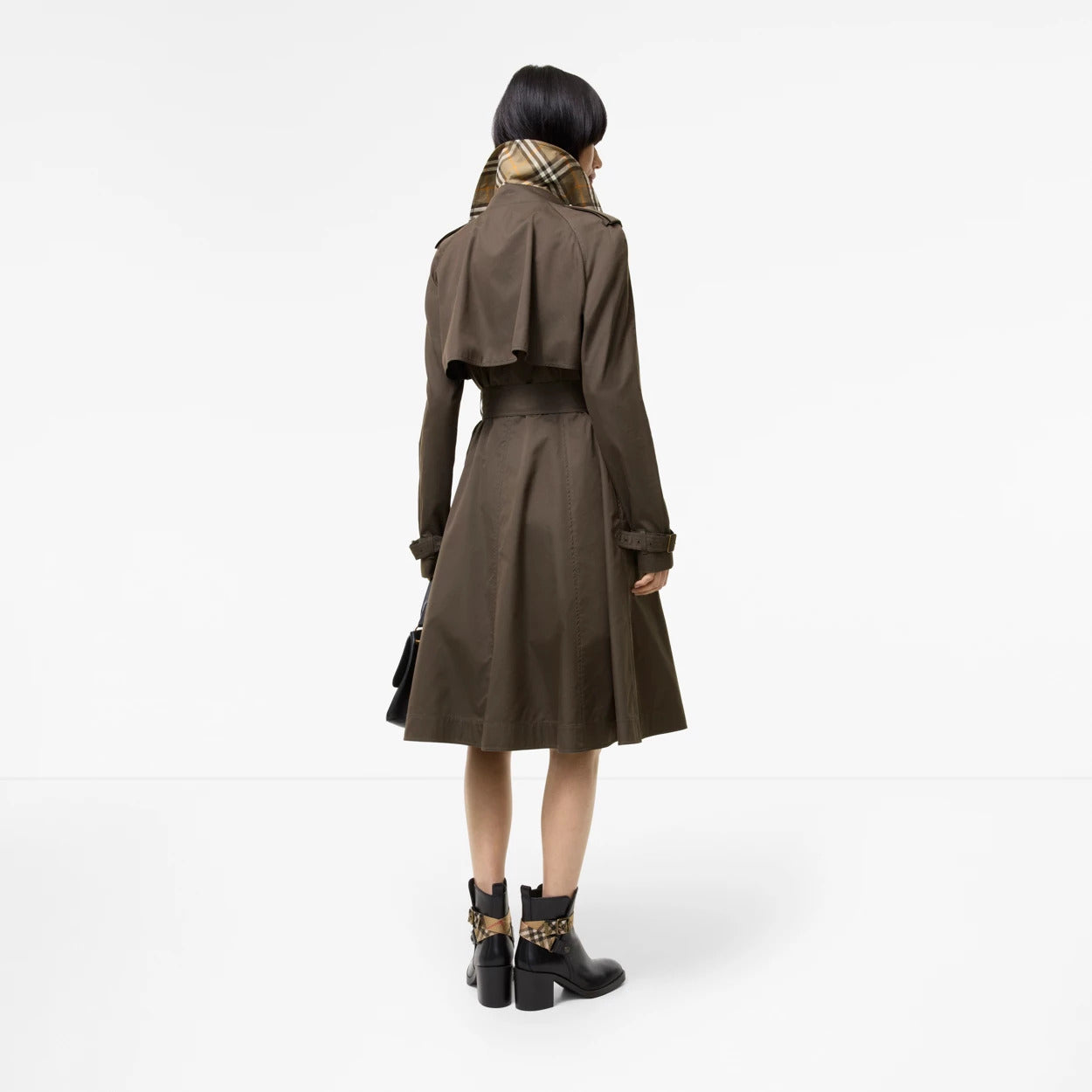 TRENCH LONG PEMBURY EN GABARDINE