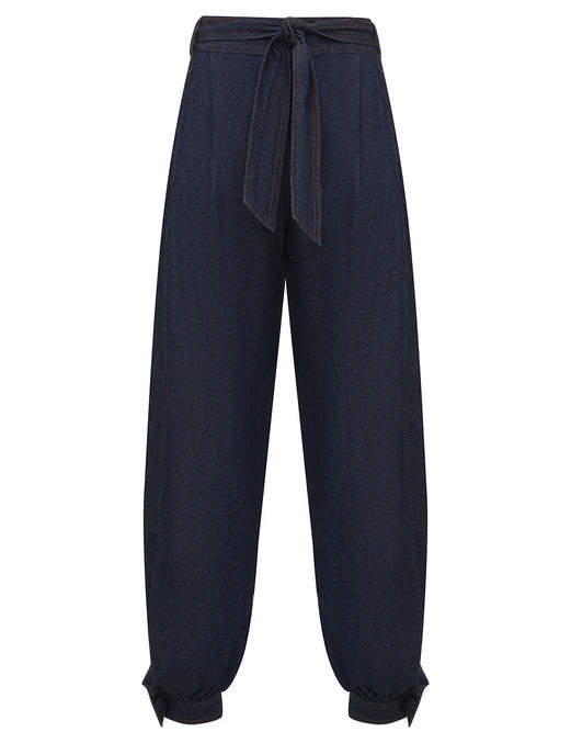 PANTALON BOUFFANT ASTER EN JEAN
