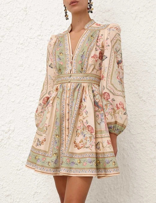 MINI ROBE PLONGEANTE ROSELIGHT