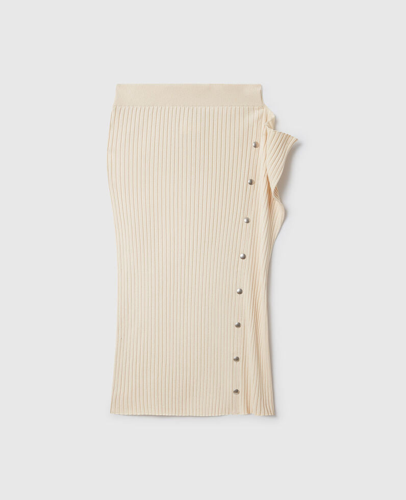 JUPE EN MAILLE TEXTURÉE