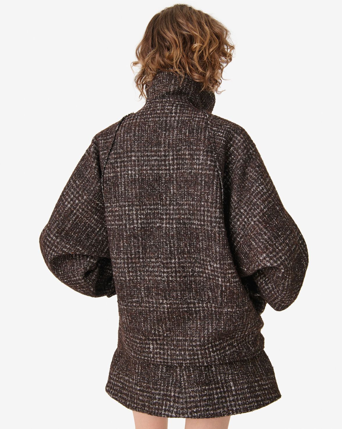 TRENCH COURT EN TWEED EN LAINE