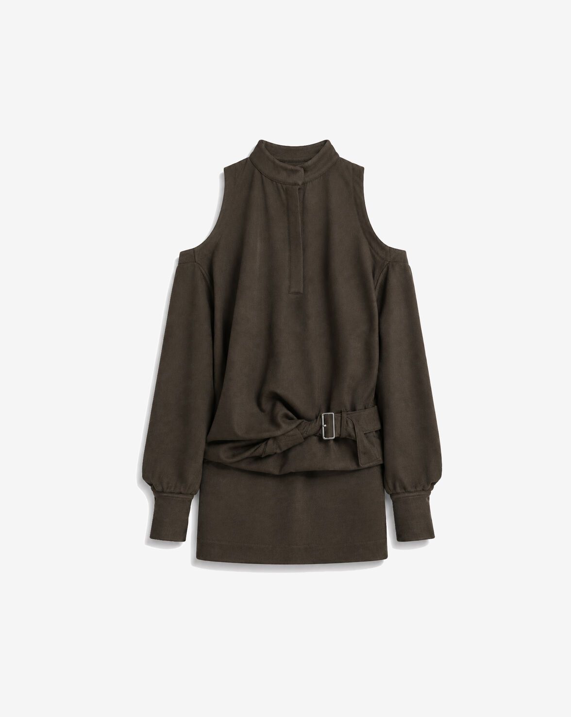 ROBE COURTE À COL MAO