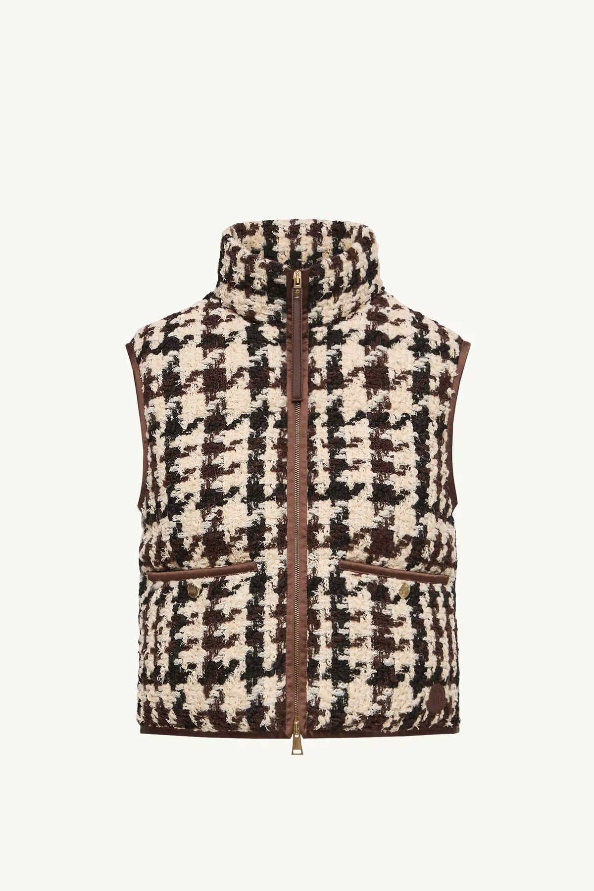 DOUDOUNE SANS MANCHES EN TWEED EMOTIONNALITE