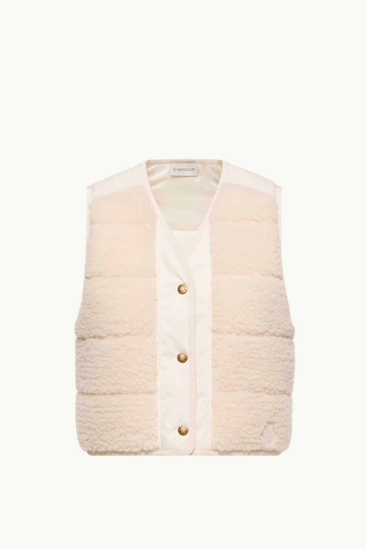 GILET MATELASSÉ EN TEDDY DUVETEUX