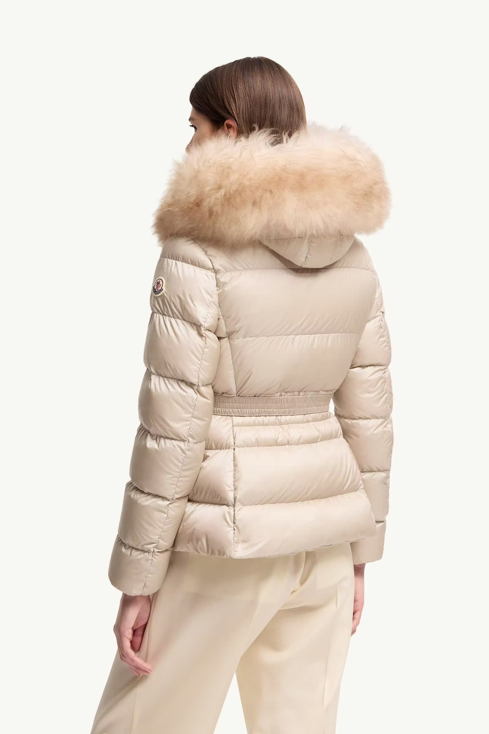 DOUDOUNE COURTE CAPUCHE SHEARLING BOED