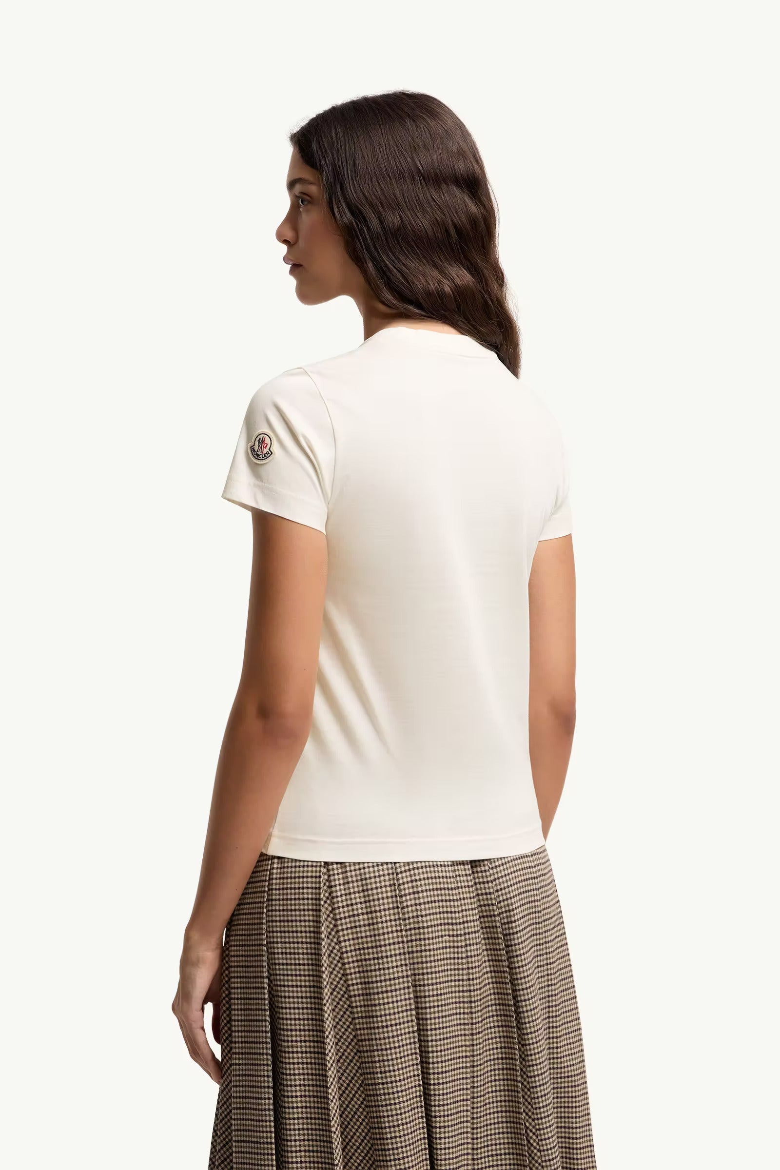 T-SHIRT EN COTON LOGO EFFET CROQUIS