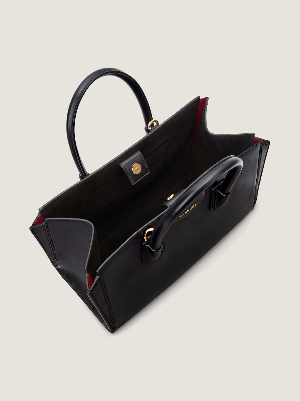 SAC ANTIGONA CATCHALL PETIT MODÈLE EN CUIR GRAINÉ BRILLANT