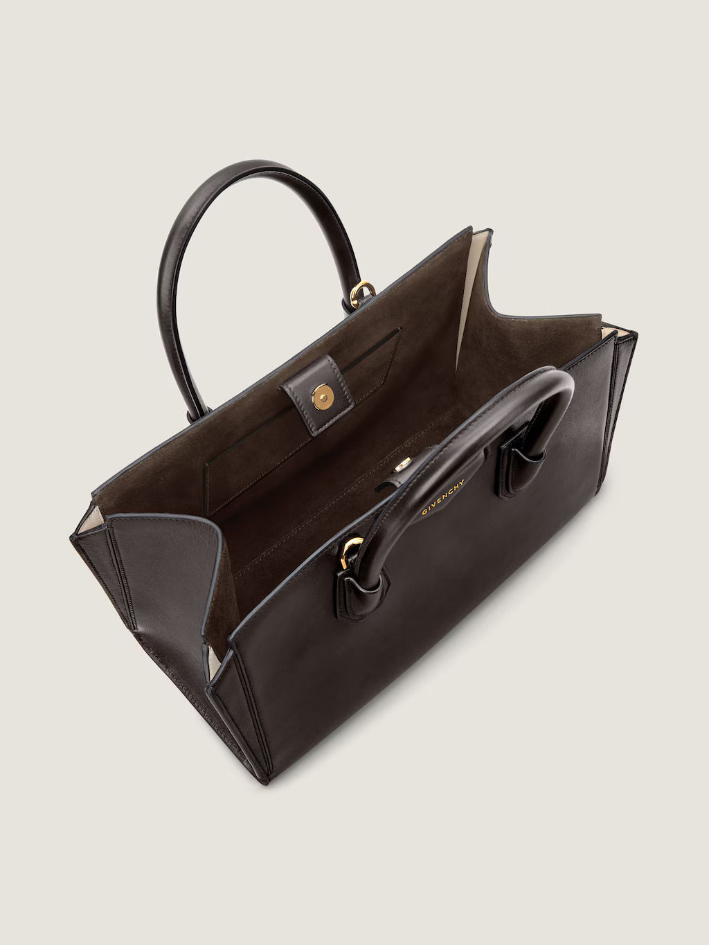 SAC ANTIGONA CATCHALL PETIT MODÈLE EN CUIR GRAINÉ BRILLIANT