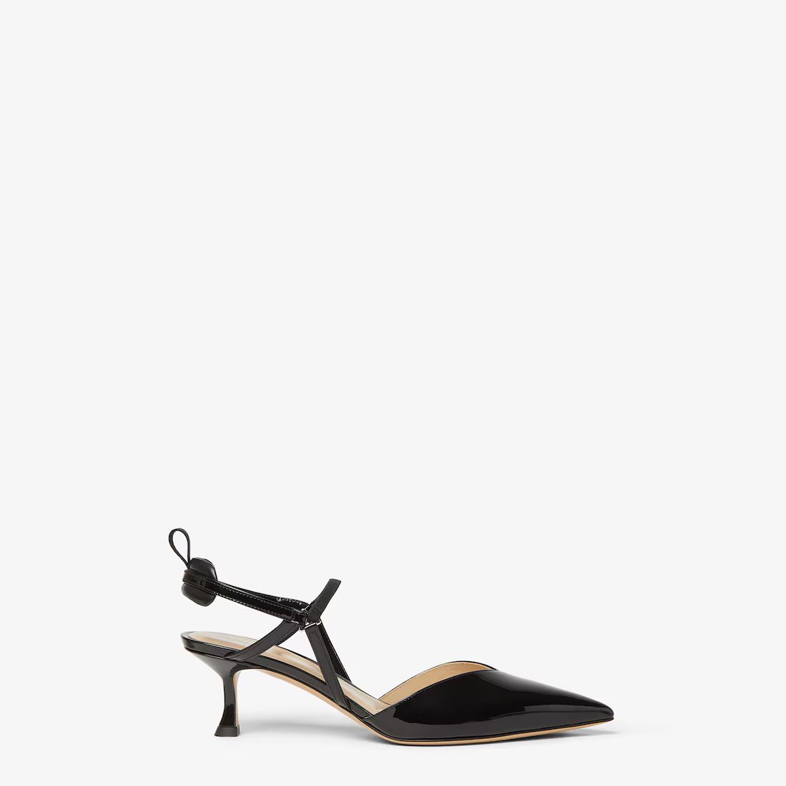 ESCARPIN VERY COLIBRI EN CUIR VERNI NOIR