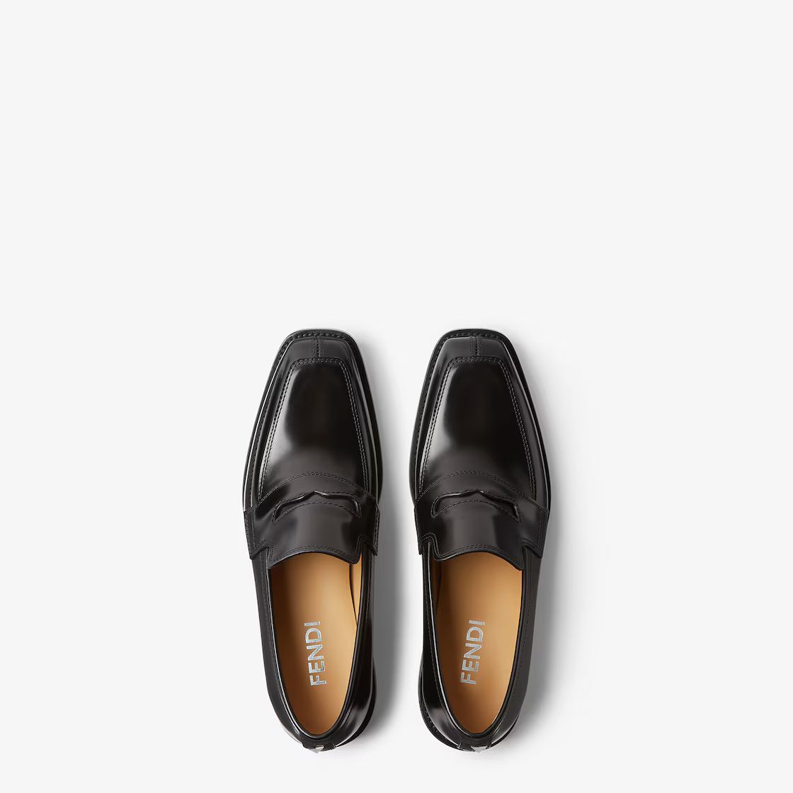 MOCASSIN FENDI 1966 EN CUIR NOIR