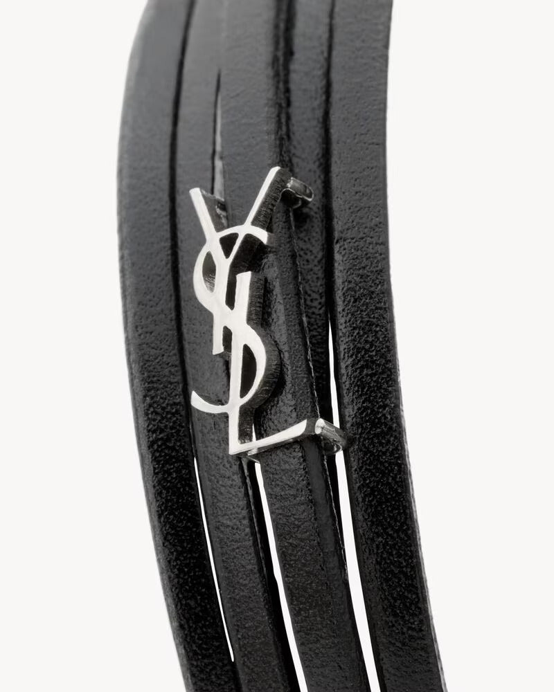BRACELET CASSANDRE MULTITOUR EN CUIR