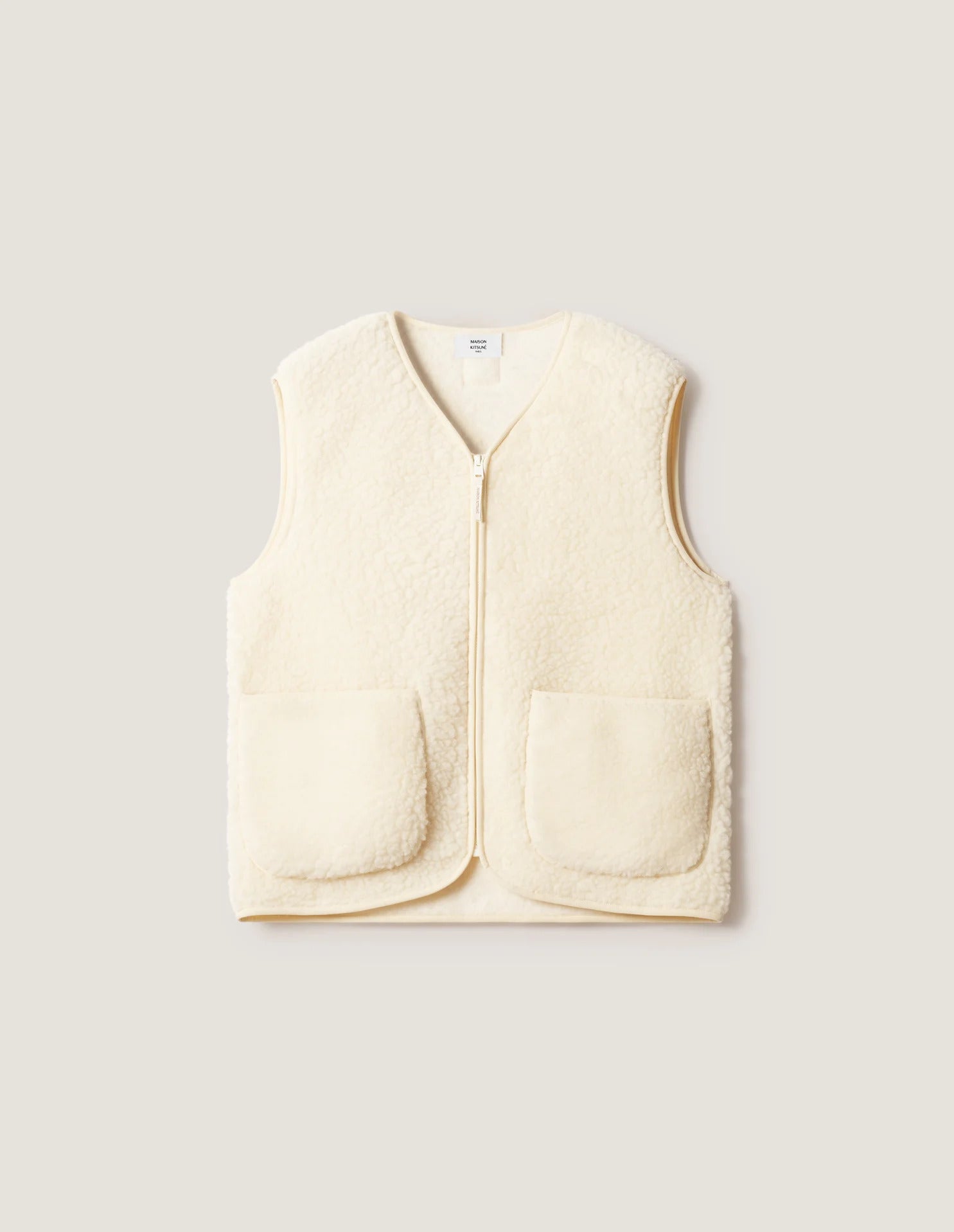 VESTE SANS MANCHE EN LAINE