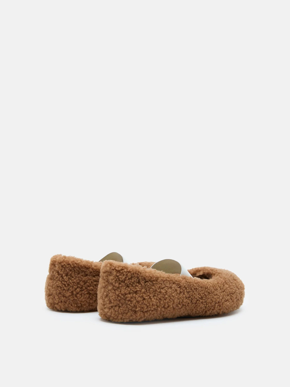 BALLERINE MARRON EN SHEARLING