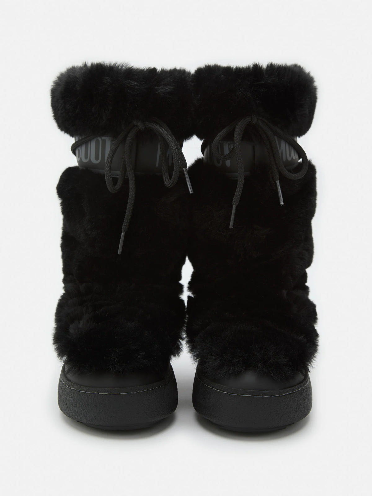 BOTTES HAUTES LTRACK EN FAUSSE FOURRURE NOIRE