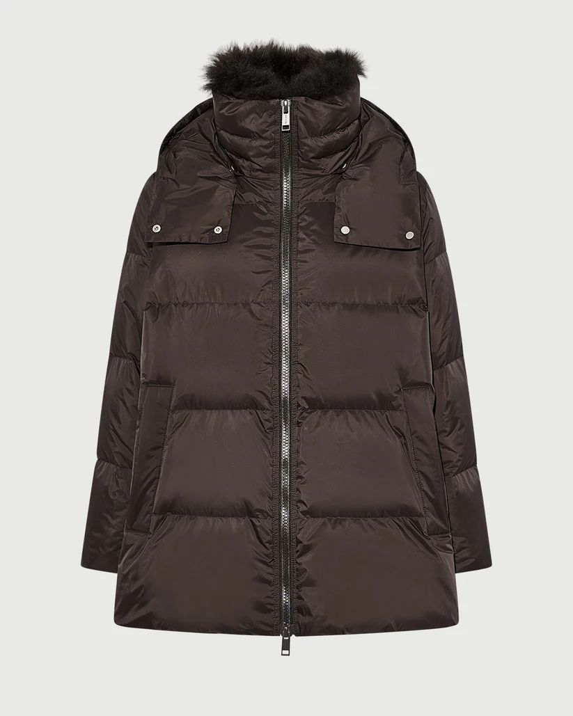 DOUDOUNE A-LINE TISSU TECHNIQUE IMPERMÉABLE