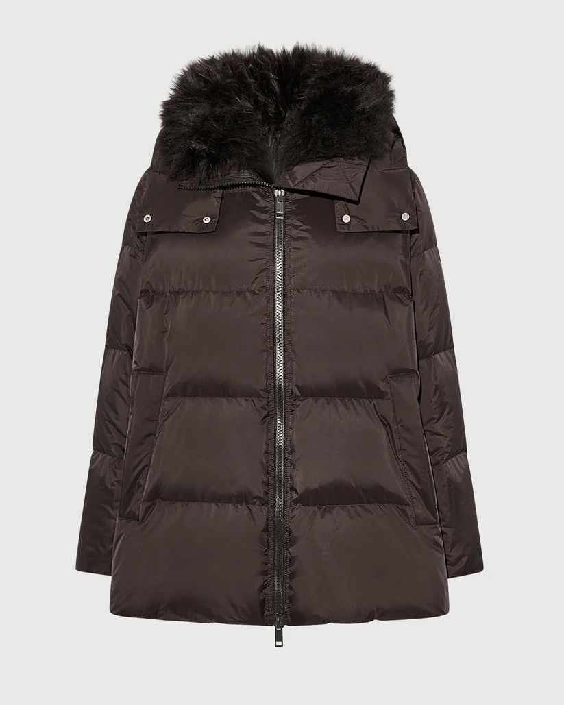 DOUDOUNE A-LINE TISSU TECHNIQUE IMPERMÉABLE