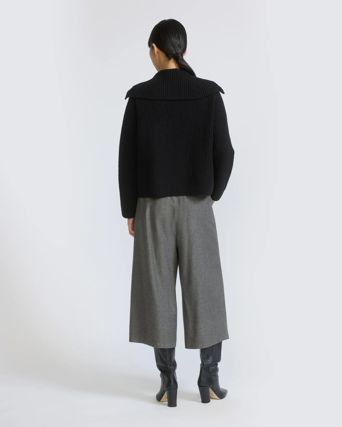 JUPE CULOTTE LAINAGE CACHEMIRE COTON
