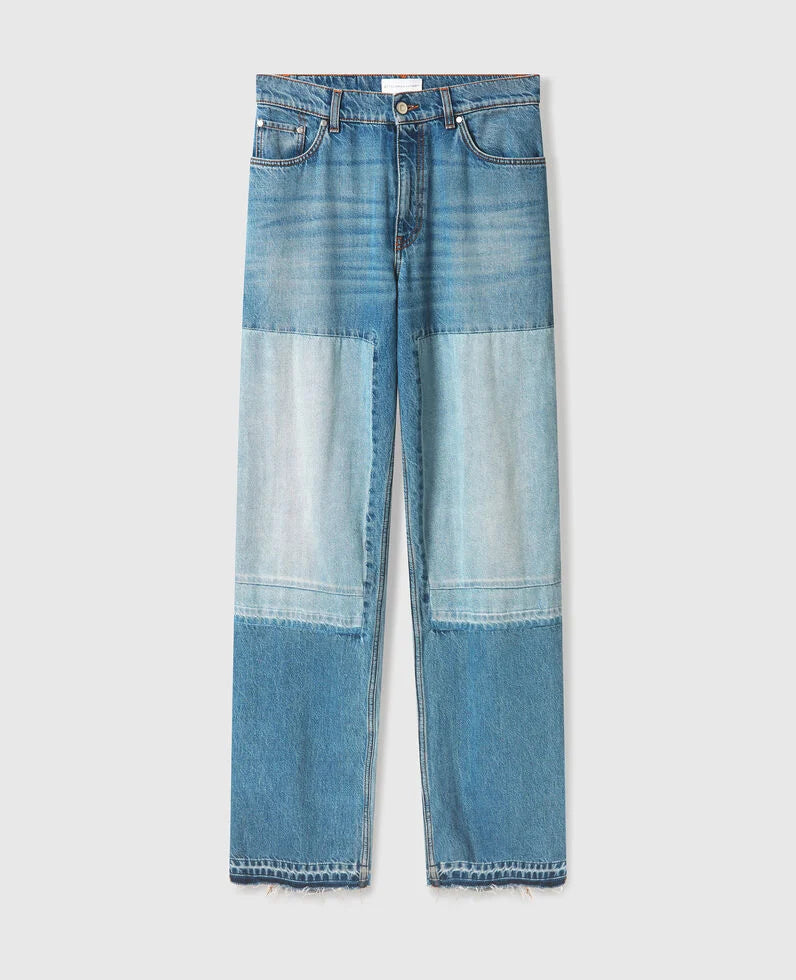 JEAN DROIT PATCHWORK