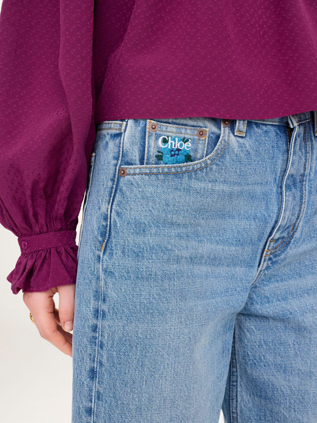 JEAN DROIT EN DENIM