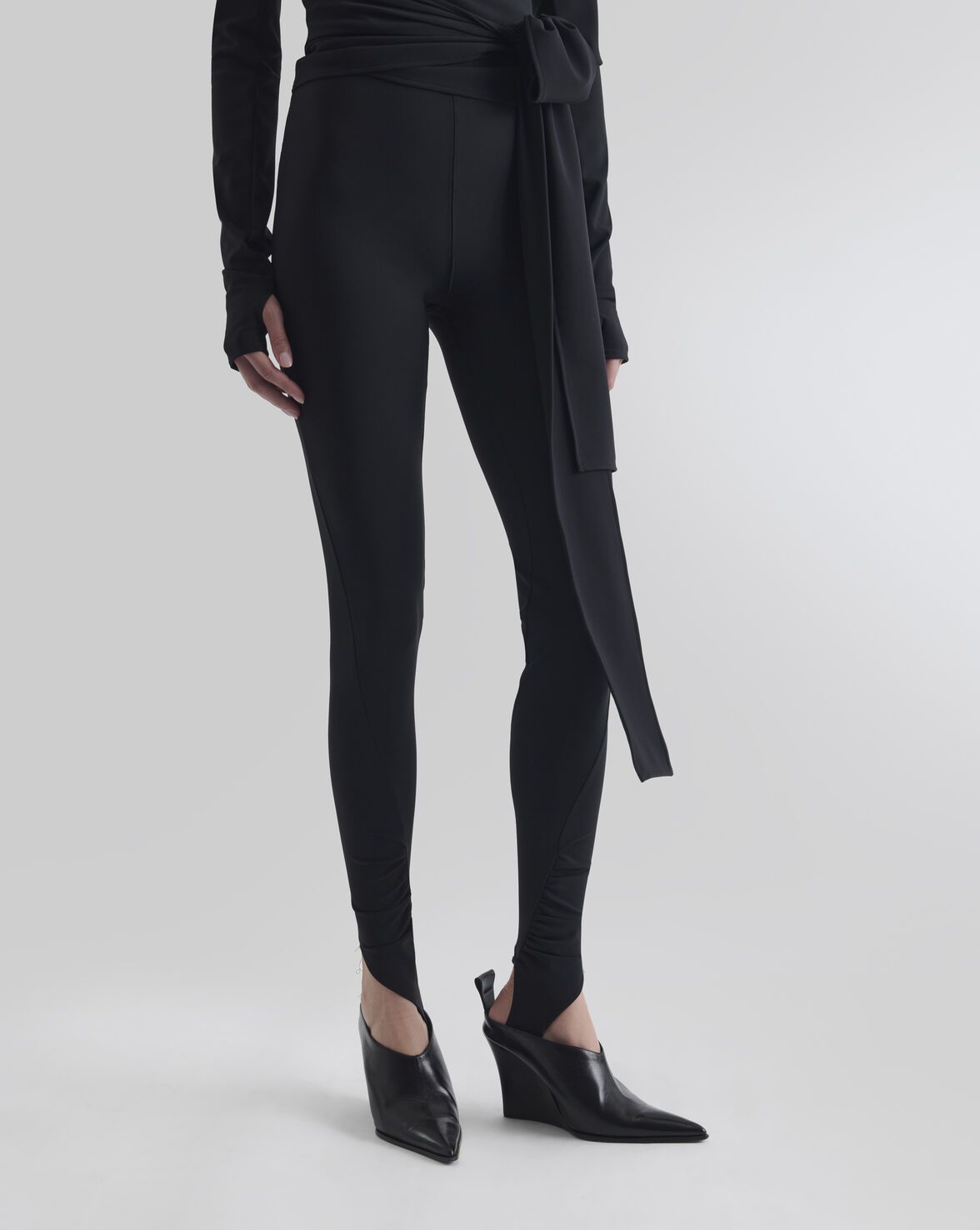 LEGGING À ÉTRIERS DRAPÉ