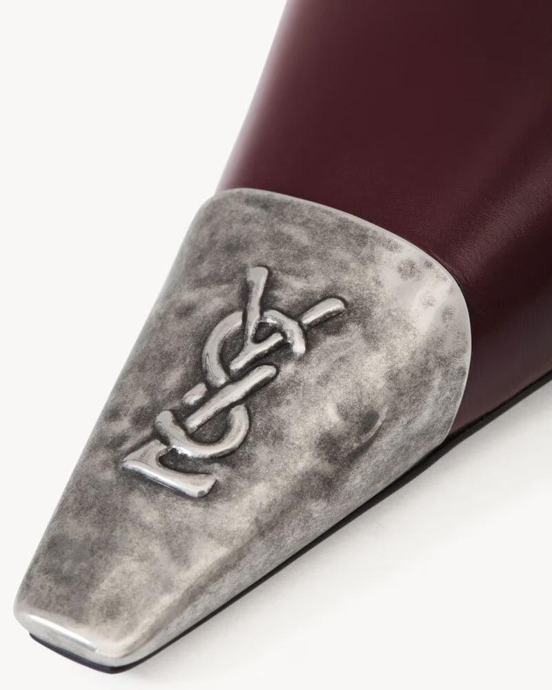 ESCARPIN SLINGBACK JEANNE EN CUIR LISSE
